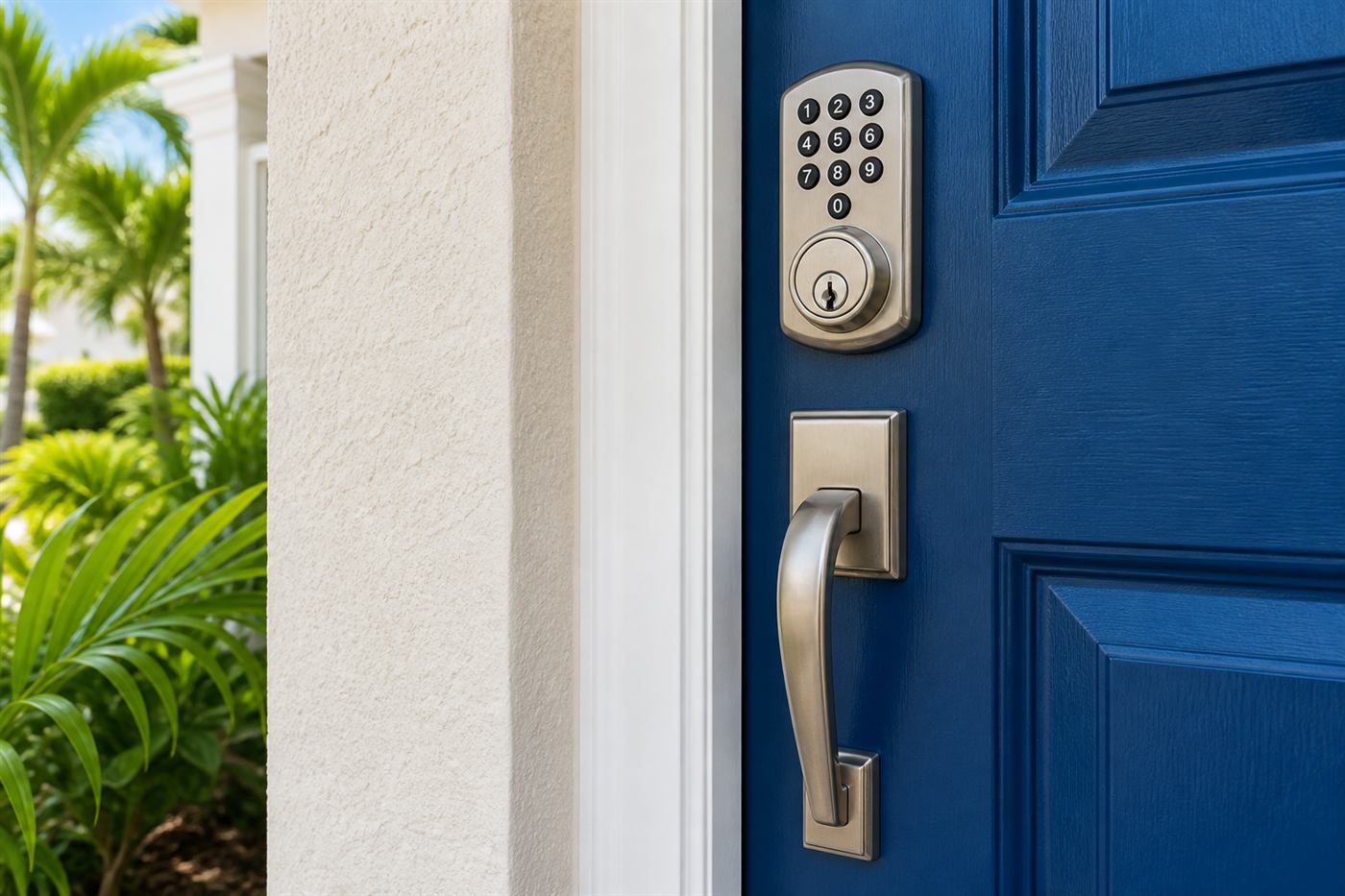 Mobile locksmith at work in Orlando